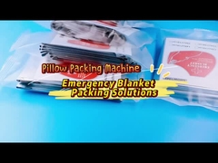 অক্ষত ফোল্ডিং র্যাপিং মেশিন 2KW স্বয়ংক্রিয় স্ট্যাকিং মেশিন ফার্স্ট এইড কম্বল