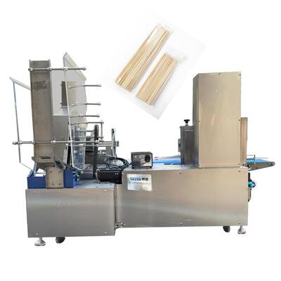 Full Servo Control Sticks Automatic Counting Packing Machine For Tiny Fruit Bamboo Skewers